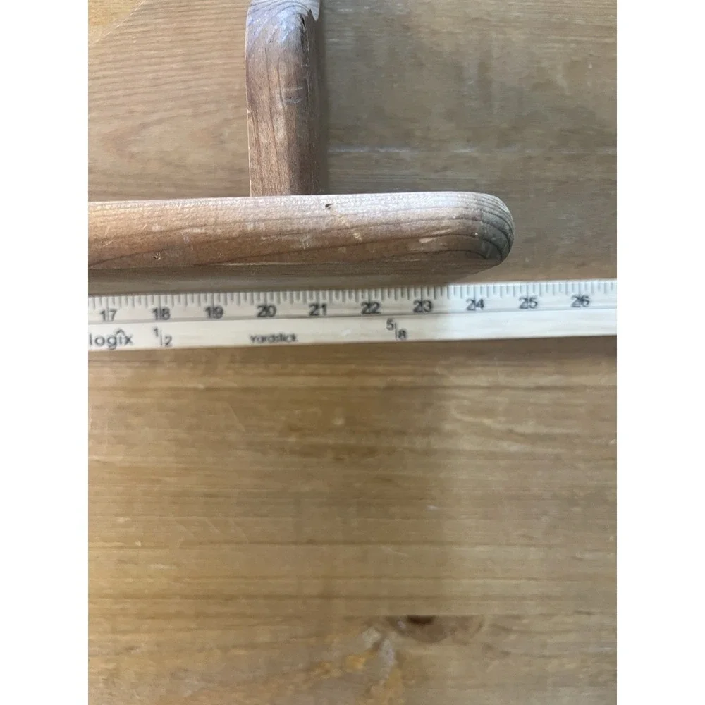 Vintage Wood Heart Cutout Wall Shelf Rustic Primitive Farmhouse Decor 24